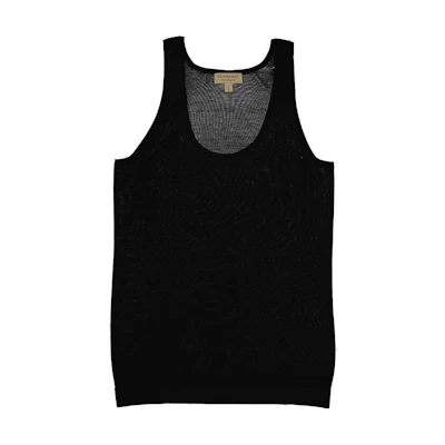 (Women) Burberry Sleeveless Round Neck Tank Top in Black. 40716751
