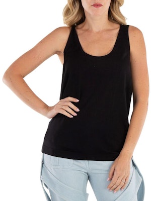 (Women) Burberry Sleeveless Round Neck Tank Top in Black. 40716751 Shop (Women) Burberry Sleeveless Round Neck Tank Top in Black. 40716751