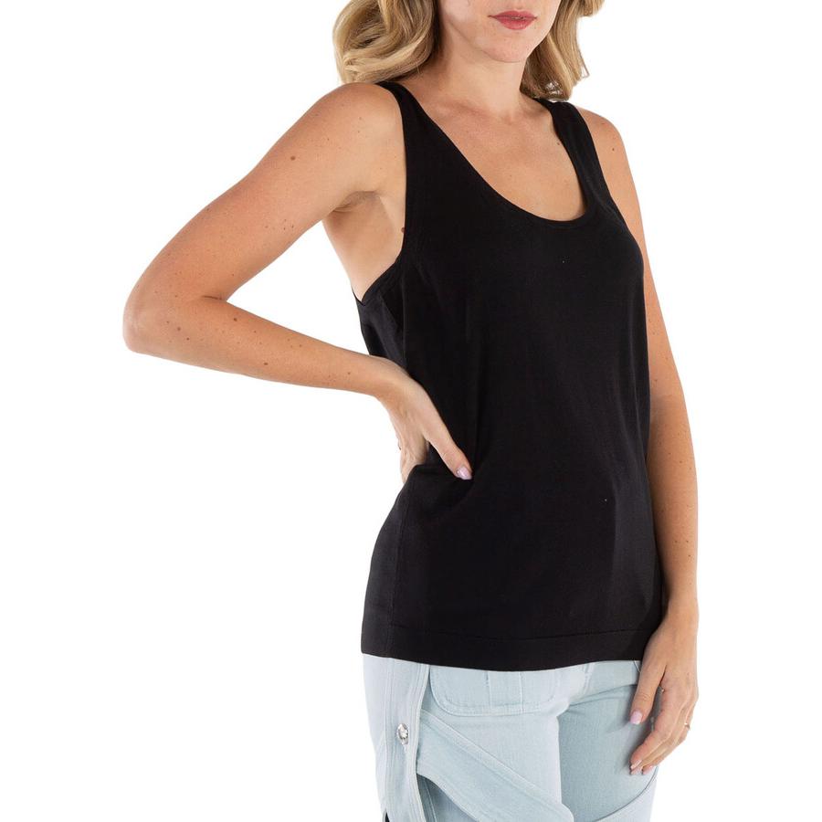 Details for (Women) Burberry  Sleeveless Round Neck Tank Top in Black. 40716751