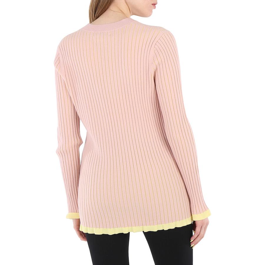 Purchase (Women) Burberry  Slim Fit Cashmere Knit Pullover Sweater Pink Long Sleeve. 80015001