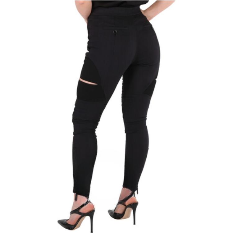 Details for (W) Pantalones Casuales Negros Ajustados Burberry Slim Fit Desgastados 45645501