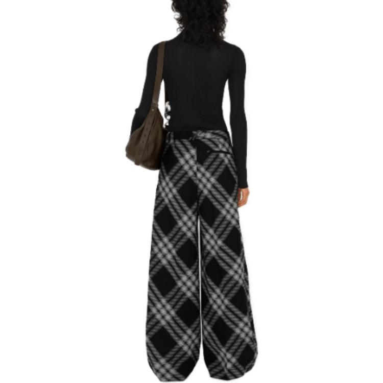 (Women) Burberry  Slim Fit Long Sleeve Shirt Black 80826871 圖 4