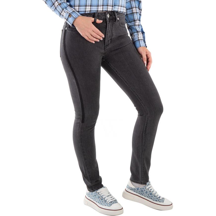 Shop (W) 巴宝莉修身直筒牛仔裤中灰色. 80450291