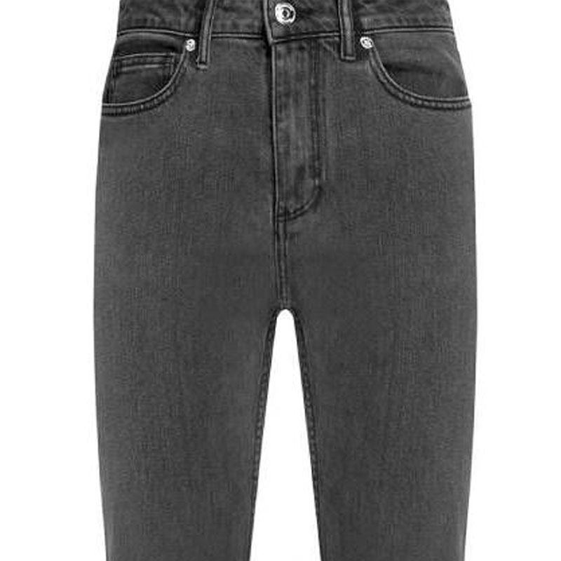 Details for (W) 巴宝莉修身直筒牛仔裤中灰色. 80450291