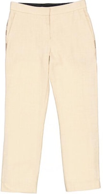 (W) バーバリー スリムフィット ストライプ ジップ カジュアルパンツ ベージュ 80168931 Buy (W) バーバリー スリムフィット ストライプ ジップ カジュアルパンツ ベージュ 80168931