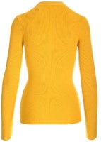 (W) バーバリー スリムフィット イエロー ウールリブ クルーネック セーター. 8077681 Lookbook (W) バーバリー スリムフィット イエロー ウールリブ クルーネック セーター. 8077681