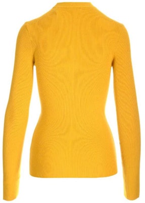 (W) Burberry Slim Fit Kuning Wool Leher Bulat Sweater Ribbed. 8077681 Lookbook (W) Burberry Slim Fit Kuning Wool Leher Bulat Sweater Ribbed. 8077681