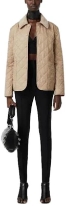 (W) Burberry Jaket Lengan Panjang Single-Breasted Warna Beige Solid. 80545561 Shop (W) Burberry Jaket Lengan Panjang Single-Breasted Warna Beige Solid. 80545561