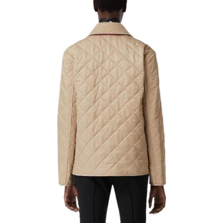 (Women) Burberry  Solid Beige Single-Breasted Long-Sleeve Jacket. 80545561 圖 5