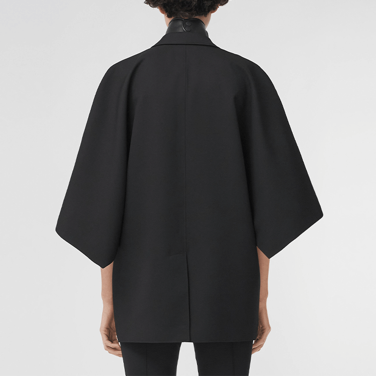 (Women) Burberry  Solid Black Shawl Sleeve Suit Jacket SS22 Collection. 80545041 圖 4