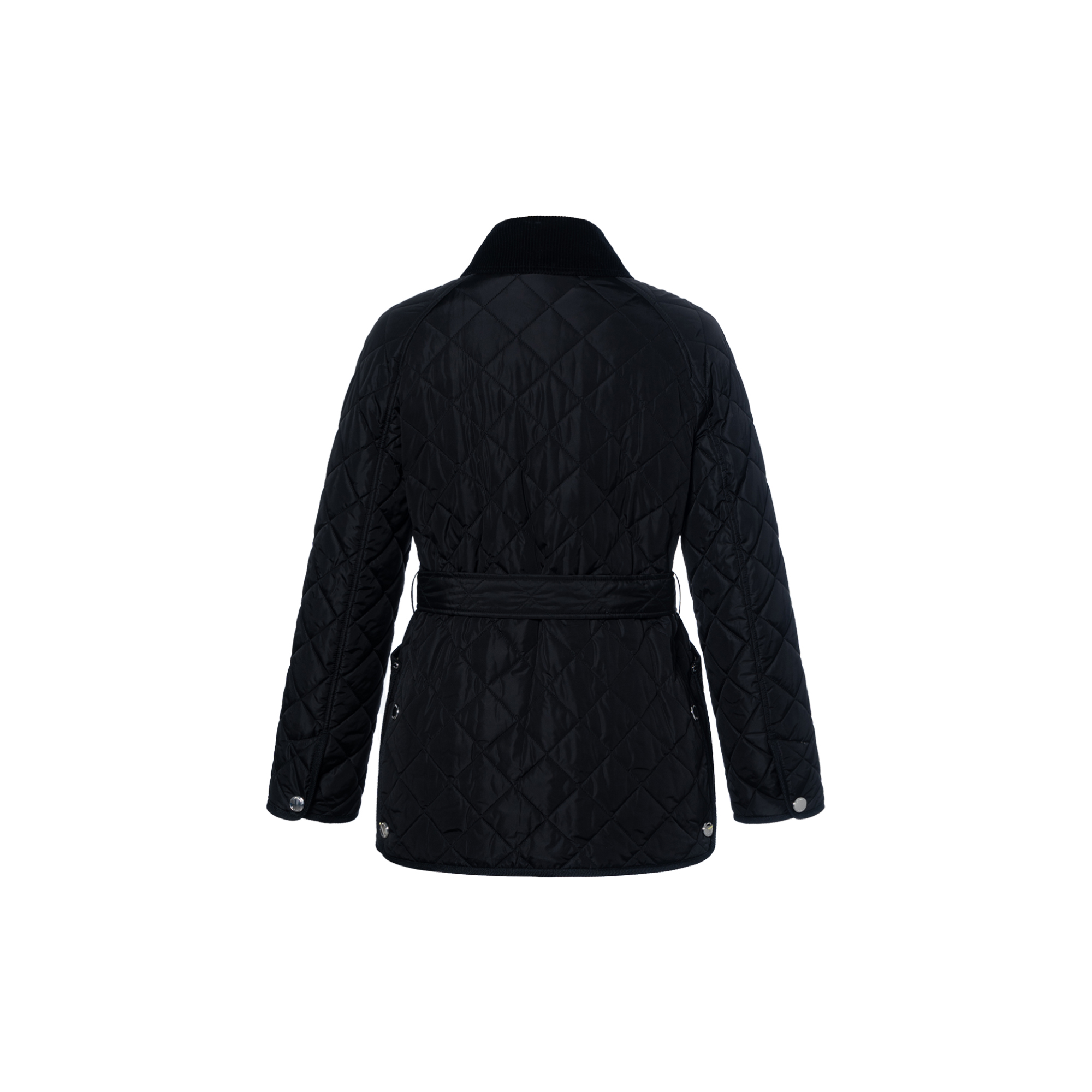 (Women) Burberry  Solid Black Single-Breasted Long Sleeve Jacket Coat. 80718431 圖 3