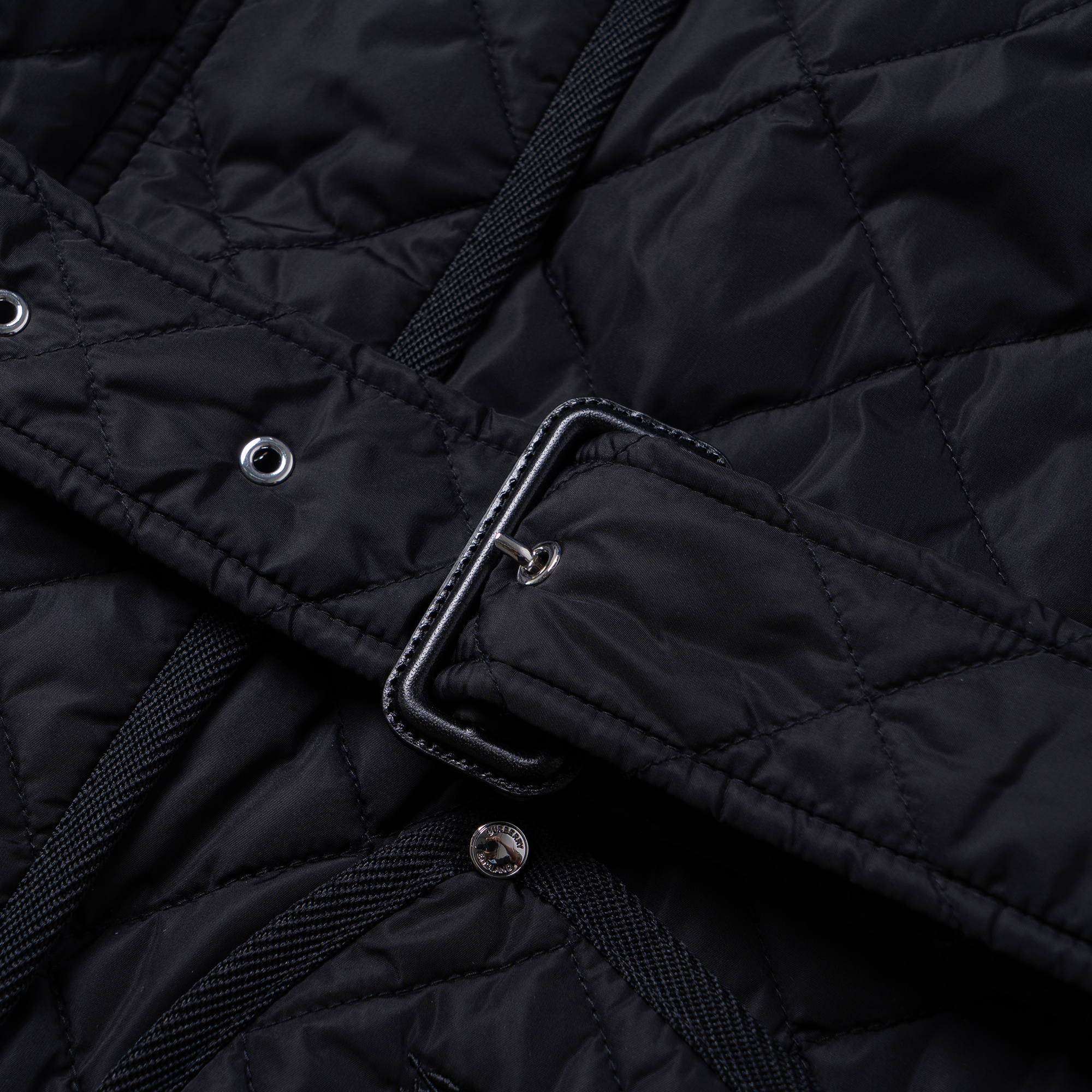 (Women) Burberry  Solid Black Single-Breasted Long Sleeve Jacket Coat. 80718431 圖 8