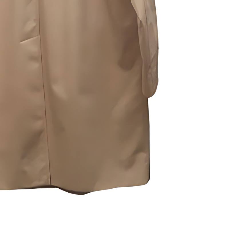 (Women) Burberry  Solid Color Button-Up Long Sleeve Trench Coat Khaki FW23 80677641 圖 5