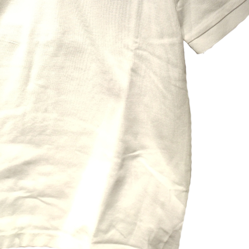 (Women) Burberry  Solid Color Button Straight-Cut Short-Sleeve Polo Shirt White 80669001 圖 6