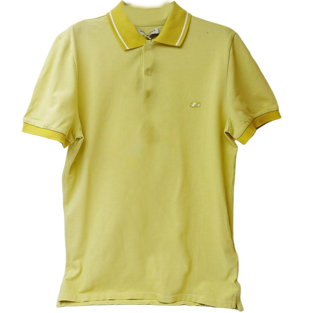 (Women) Burberry  Solid Color Buttoned Short Sleeve Polo Shirt Yellow 40051711 圖 2