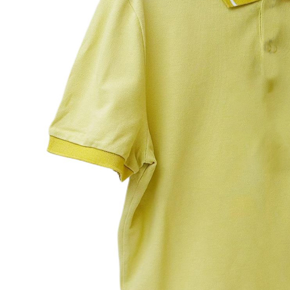 (Women) Burberry  Solid Color Buttoned Short Sleeve Polo Shirt Yellow 40051711 圖 3