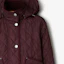 Sizing (W) Burberry Jaket Kasual Single-Breasted Warna Burgundy Gelap 80776621