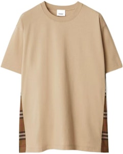 (W) Burberry T-Shirt Kuning Coklat Lembut Corak Kotak Leher Bulat SS24. 80851101 Order (W) Burberry T-Shirt Kuning Coklat Lembut Corak Kotak Leher Bulat SS24. 80851101