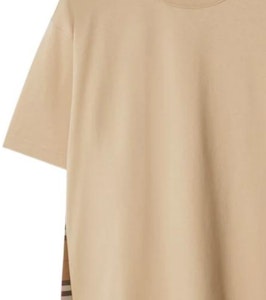 (W) Burberry T-Shirt Kuning Coklat Lembut Corak Kotak Leher Bulat SS24. 80851101 Sizing (W) Burberry T-Shirt Kuning Coklat Lembut Corak Kotak Leher Bulat SS24. 80851101