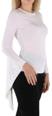 (W) Burberry Kaos Lengan Panjang Warna Polos Crew Neck 80469011 Details for (W) Burberry Kaos Lengan Panjang Warna Polos Crew Neck 80469011