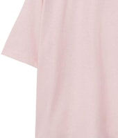 (W) Burberry Kaos Oblong Warna Solid Leher Bulat Pink Muda FW23 Relaxed Fit. 80835991 Sizing (W) Burberry Kaos Oblong Warna Solid Leher Bulat Pink Muda FW23 Relaxed Fit. 80835991