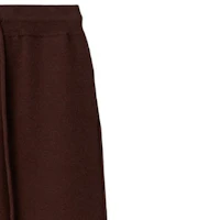 Shop (Women) Burberry Solid Color Drawstring Knit Jogger Sweatpants Maroon Red. 80777011