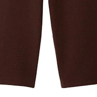 Details for (Women) Burberry Solid Color Drawstring Knit Jogger Sweatpants Maroon Red. 80777011