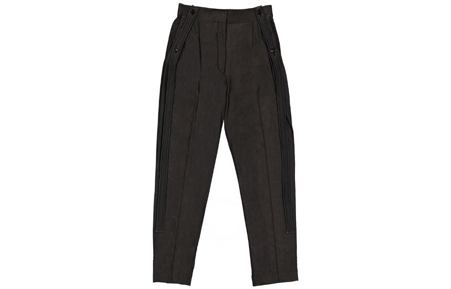 (Women) Burberry  Solid Color Elastic Casual Pants Black. 45642741