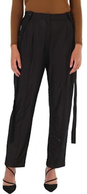 (W) Pantalones Casuales Negros Burberry Color Sólido con Elástico. 45642741 Purchase (W) Pantalones Casuales Negros Burberry Color Sólido con Elástico. 45642741