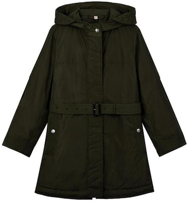 (W) Burberry Jaket Mid-Length Tudung Tali Warna Gelap Olive. 80061221 Order (W) Burberry Jaket Mid-Length Tudung Tali Warna Gelap Olive. 80061221