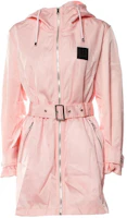 (Women) Burberry Solid Color Hooded Long Sleeve Trench Coat - Pink. 80677511 (Women) Burberry Solid Color Hooded Long Sleeve Trench Coat - Pink. 80677511