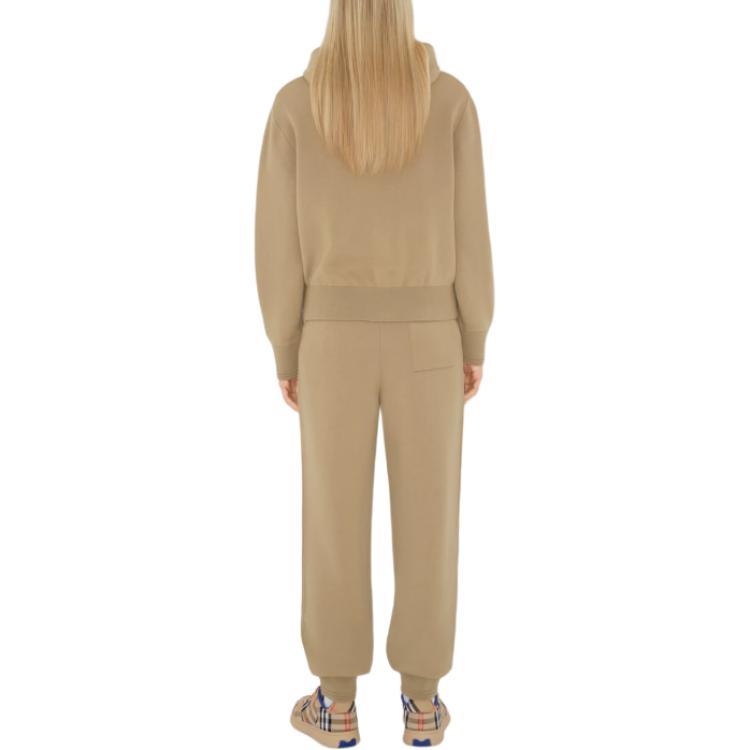 Shop (W) バーバリー 無地 フード付きジップアップジャケット ベージュ 80944461