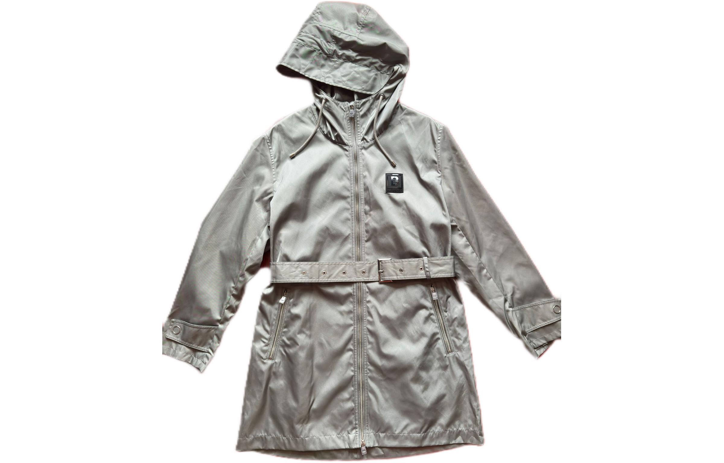 (Women) Burberry  Solid Color Hooded Zip Casual Long Sleeve Trench Coat 80613911 圖 2