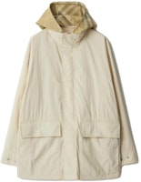 (Women) Burberry Solid Color Hooded Zip Jacket in Light Beige. 80838211 (Women) Burberry Solid Color Hooded Zip Jacket in Light Beige. 80838211