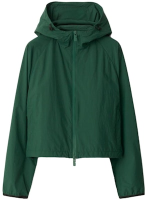 (W) Burberry Jaket Pendek Berhud Zip Warna Hijau. 80825111 Order (W) Burberry Jaket Pendek Berhud Zip Warna Hijau. 80825111