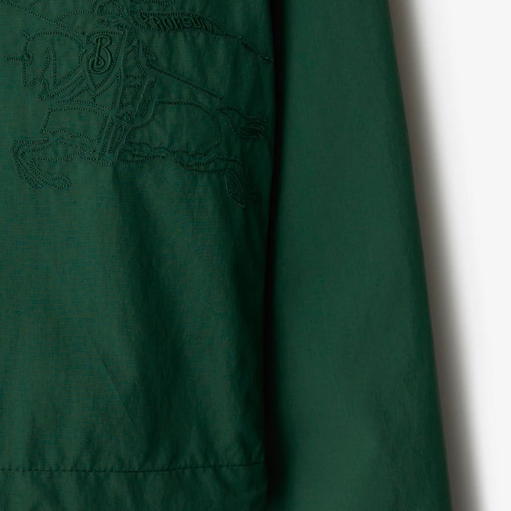 Cheap (W) Burberry Jaket Pendek Berhud Zip Warna Hijau. 80825111