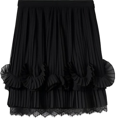 (W) Falda Casual Corta Burberry con Encaje, Plisado y Color Sólido. 80678191 Buy (W) Falda Casual Corta Burberry con Encaje, Plisado y Color Sólido. 80678191