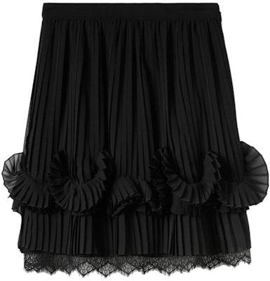 (W) Falda Casual Corta Burberry con Encaje, Plisado y Color Sólido. 80678191 Order (W) Falda Casual Corta Burberry con Encaje, Plisado y Color Sólido. 80678191