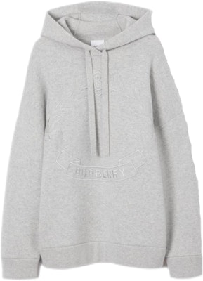 (W) 博柏利灰色字母印花纯色套头卫衣 80715431 Buy (W) 博柏利灰色字母印花纯色套头卫衣 80715431