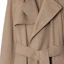 Sizing (Women) Burberry Solid Color Long Sleeve Belted Cuban Collar Coat Camel. 80938441