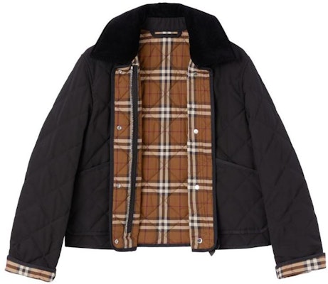 (W) Burberry Jaket Kapas Lengan Panjang Warna Hitam. 80785191 Lookbook (W) Burberry Jaket Kapas Lengan Panjang Warna Hitam. 80785191