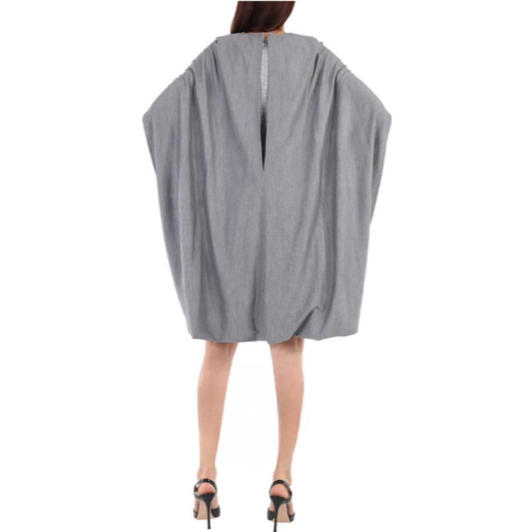 (Women) Burberry  Solid Color Loose Cape-Style Sleeveless Short Dress. 45642901 圖 6
