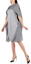 Sizing (W) 버버리 단색 루즈핏 케이프 스타일 민소매 짧은 드레스. 45642901