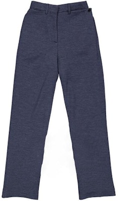 (Women) Burberry Solid Color Mid-Waist Straight Leg Casual Pants Blue 80301781 Order (Women) Burberry Solid Color Mid-Waist Straight Leg Casual Pants Blue 80301781