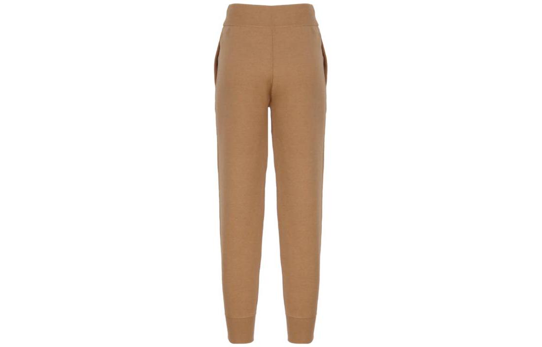 (Women) Burberry  Solid Color Tapered Casual Pants Brown. 80793711 圖 3