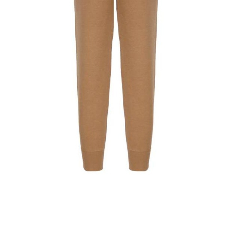 (Women) Burberry  Solid Color Tapered Casual Pants Brown. 80793711 圖 7