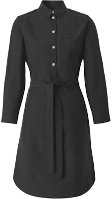 (W) 博柏利纯色系带短袖衬衫连衣裙 - 黑色 80529331 Buy (W) 博柏利纯色系带短袖衬衫连衣裙 - 黑色 80529331