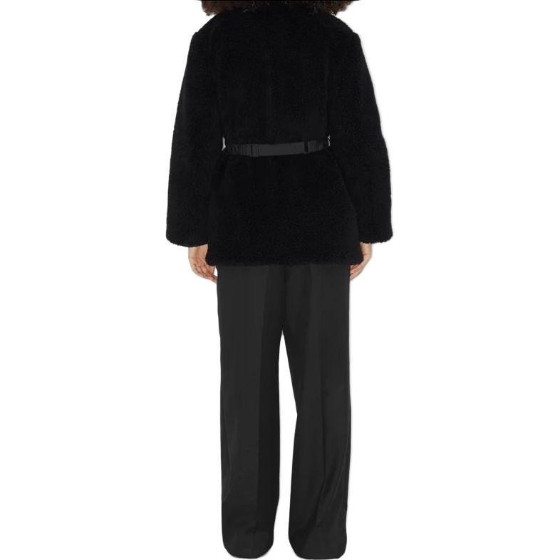 (Women) Burberry  Solid Color Zip-Up Jacket Black 80720611 圖 4