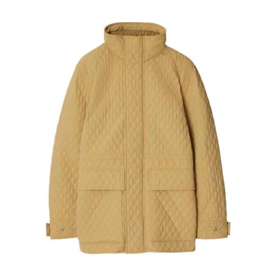 (Women) Burberry Solid Color Zip-Up Jacket Yellow 80938771