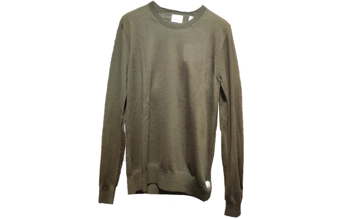 (Women) Burberry  Solid Crewneck Pullover Sweater FW23 Dark Green. 80750181 圖 2
